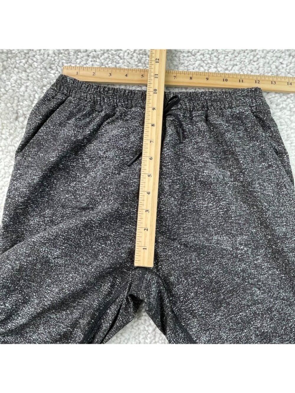 Lululemon Keep It Classic Crop Pant Black White Noise Womens 4 - Picture 8 of 11